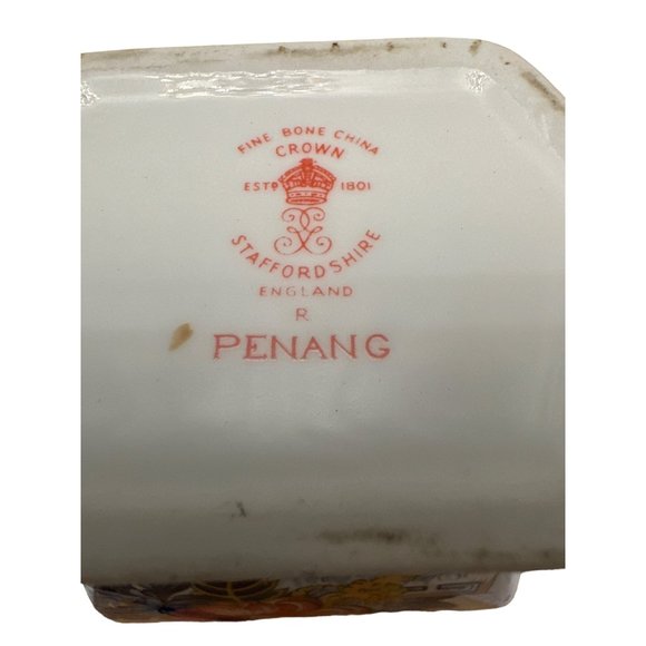 Crown Penang Fine Bone China Vase Est. 1901 Staffordshire England - Picture 8 of 8